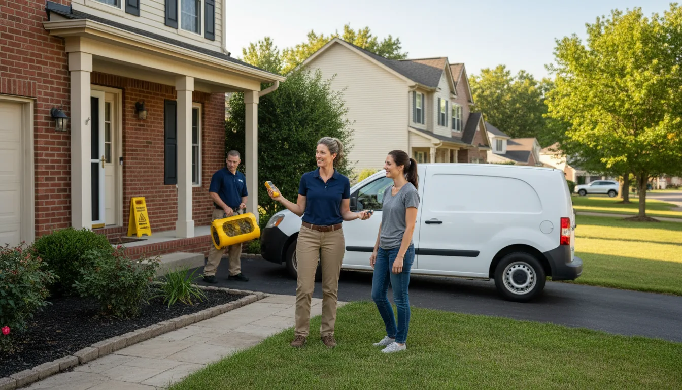 Water restoration image for Fire And Smoke Damage Restoration in Nardin, OK
